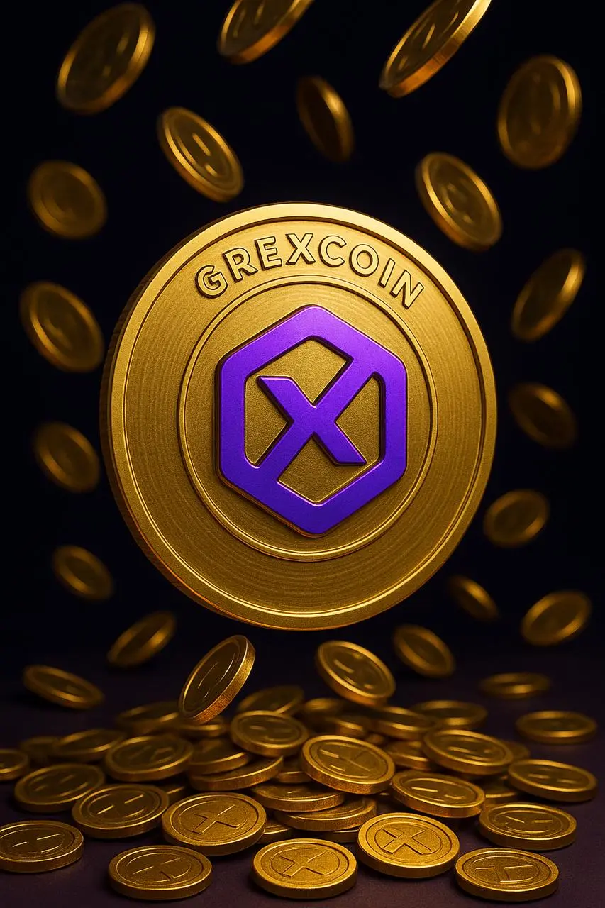 Panel de transacciones y balances en Grexcoin